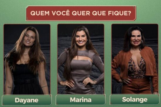 Dayane Marina e Solange em a Fazenda