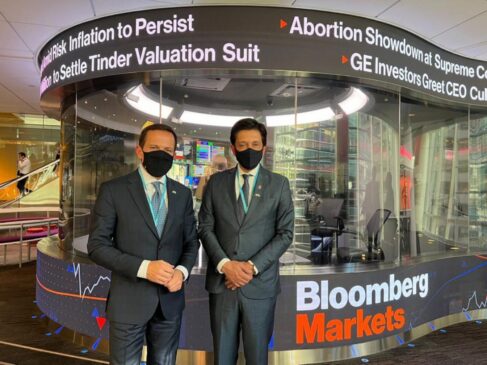 Jo&atilde;o Doria e Ricardo Nunes em NY