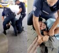 A abordagem dos agentes foi filmada e publicada nas redes sociais