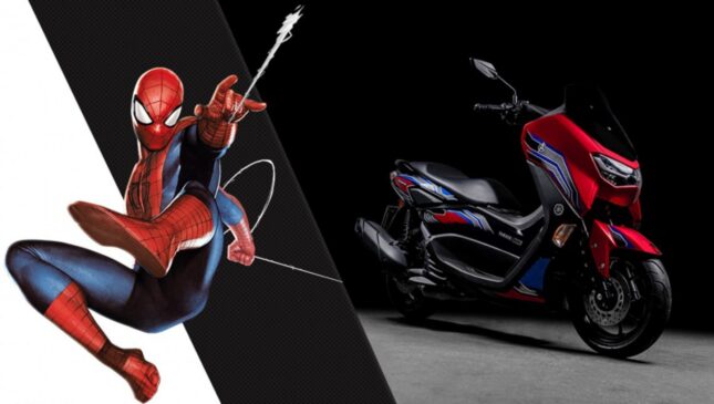 A NMax Homem-Aranha chega à rede de concessionárias na primeira quinzena de dezembro, com preço público sugerido de R$ 16.490, mais o frete