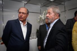Geraldo Alckmin e o ex-presidente Lula