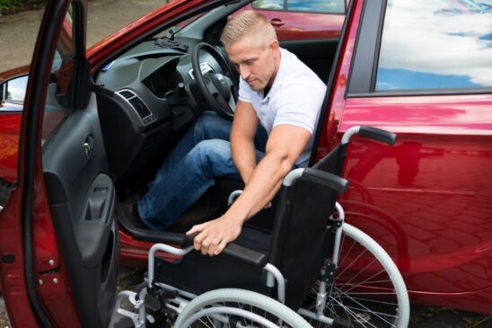 Carro adaptado para deficientes