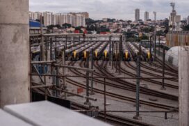 Esta&ccedil;&atilde;o de metro Vila S&ocirc;nia do metr&ocirc; de SP