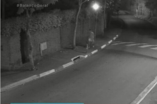 Câmeras registraram momento da fuga em Itapecerica da Serra, na Grande SP
