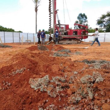 Obras do novo Pronto Socorro Municipal avan&ccedil;aram em Porto Feliz