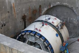 Tatuz&atilde;o usado na constru&ccedil;&atilde;o da Linha-6 Laranja do Metr&ocirc;