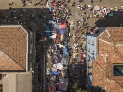 Vista aérea da Cracolândia, na região central de SP