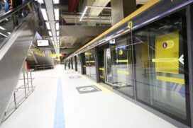 Esta&ccedil;&atilde;o da linha Amarela do Metr&ocirc;