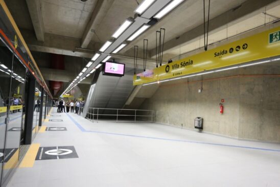 Entrega da Estação da Vila Sônia Linha 4 - Amarela do Metrô