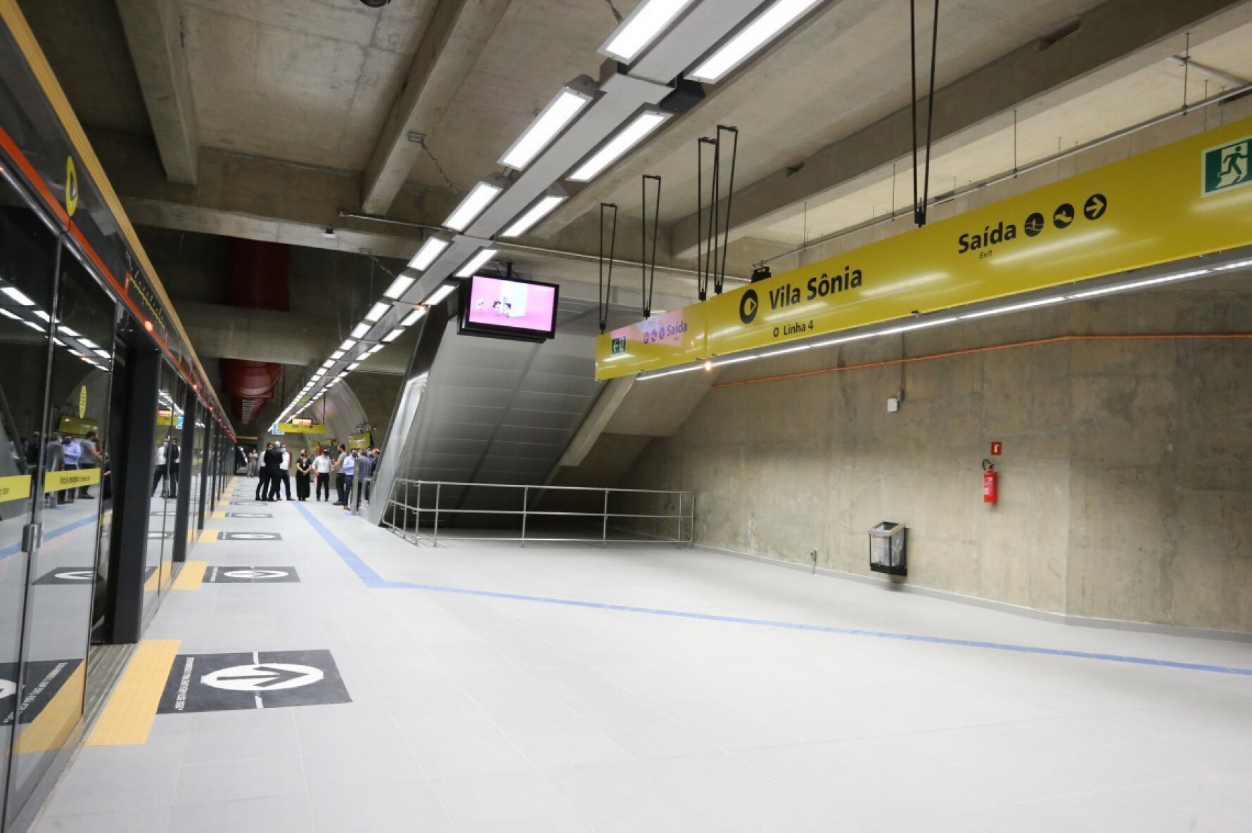Entrega da Estação da Vila Sônia Linha 4 - Amarela do Metrô