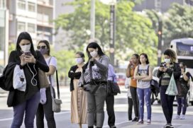 Movimenta&ccedil;&atilde;o de pessoas em S&atilde;o Paulo