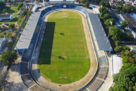 Est&aacute;dio Martins Pereira, em S&atilde;o Jos&eacute; dos Campos-SP