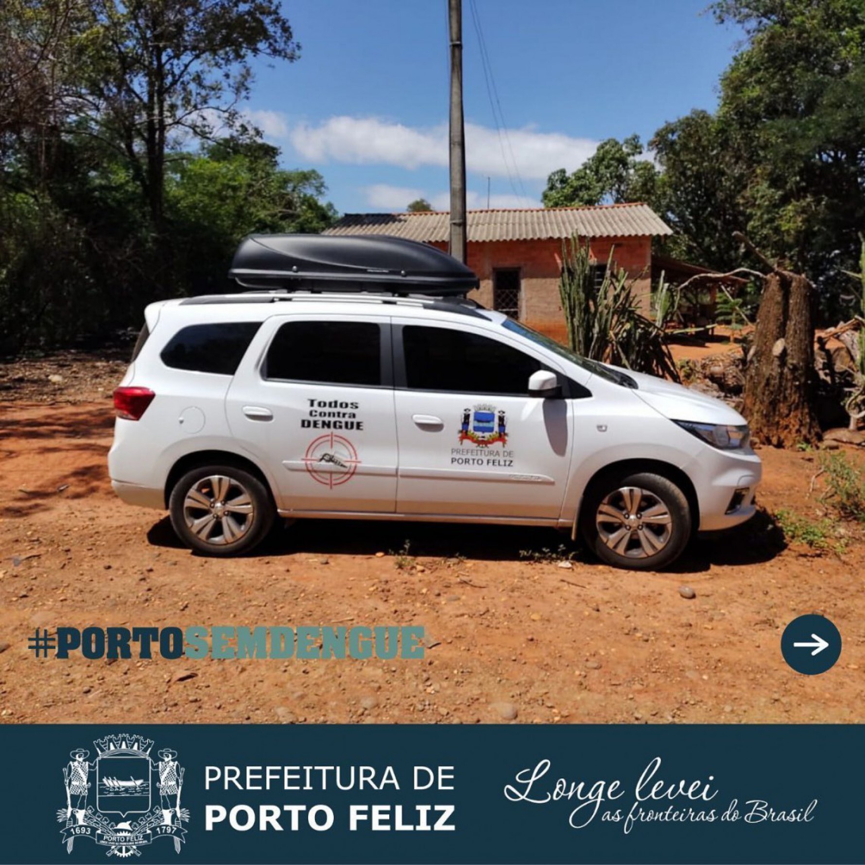 Prefeitura de Porto Feliz reforçou na última semana a nebulização contra mosquito transmissor da Dengue