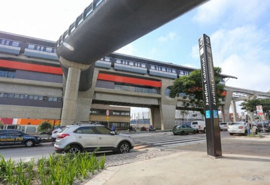 Quando estiver funcionando em período integral, a estação Jardim Colonial deverá atender cerca de 40 mil pessoas por dia