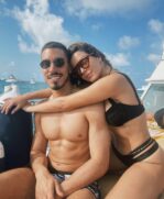 Giovanna Lancellotti e o namorado Gabriel David.