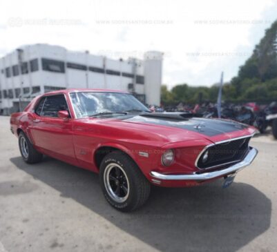 Mustang V8 302 Cobra, ano 1969, é um dos modelos clássicos destaque do leilão