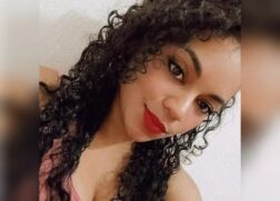 O corpo de Kathia estava no fundo de um rio