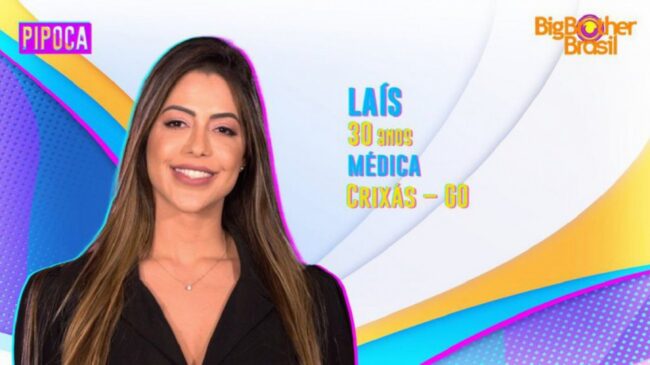 Laís Caldas foi a primeira confirmada no programa