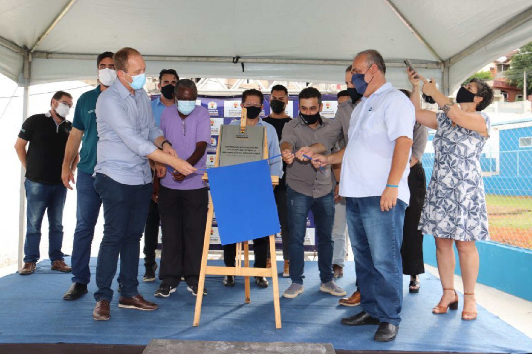 Entrega da área de lazer no Jardim Marco Antônio na última quinta