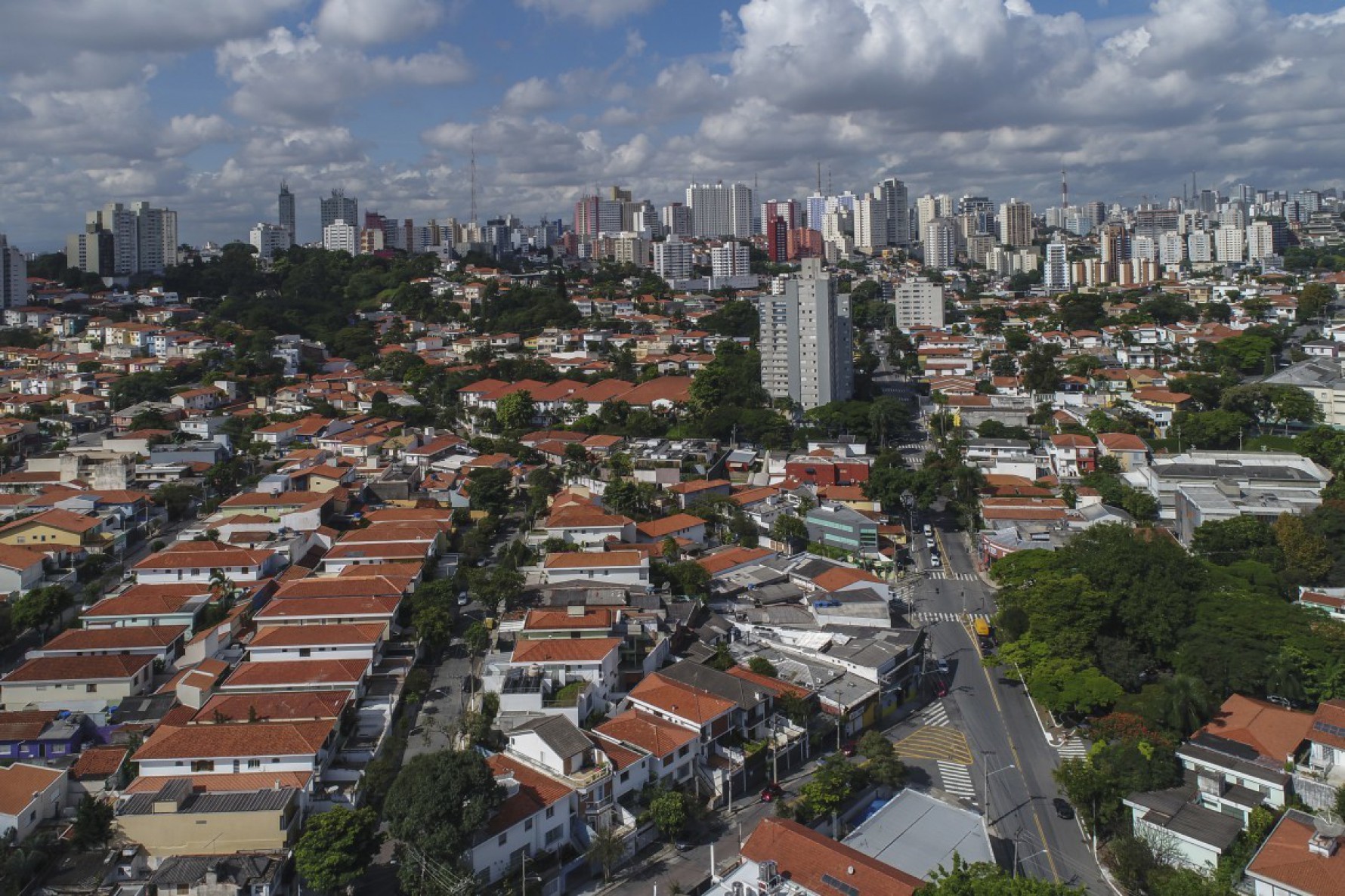 Vista do bairro Vila Madalena, em São Paulo