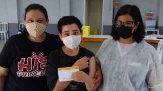Vacinação de crianças em Igaratá