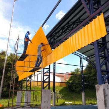 Obras em escola de Porto Feliz