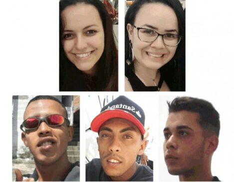 Anaflávia Gonçalves, Carina Ramos de Abreu, Juliano e Jonathan Ramos e Guilherme Silva, acusados de matar família no ABC