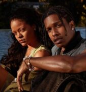 Rihanna e o rapper A$AP Rocky