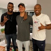Rafael Zulu e Gabriel Medina