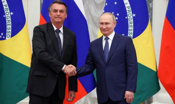 Jair Bolsonaro e Vladimir Putin