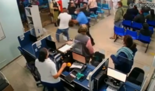 Após a agressão, o homem fugiu