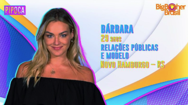 Bárbara é a sétima confirmada no BBB 22