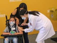 Início da vacinação de crianças em São Paulo