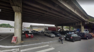 Viaduto onde foi encontrado o corpo